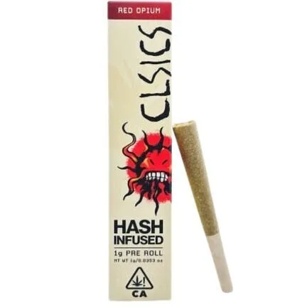 CLSICS Hash Infused Pre-roll Red Opium 1g