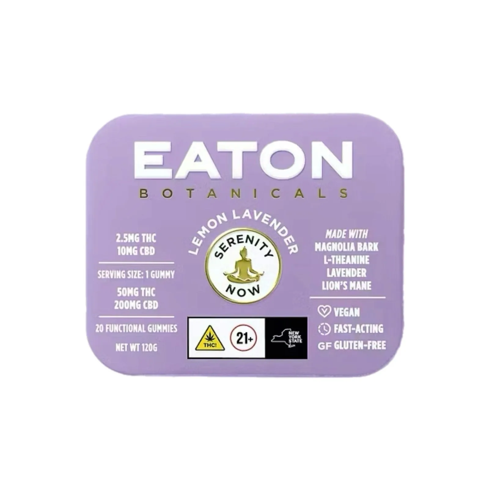 EATON - LEMON LAVENDER - 20PK - 50MG
