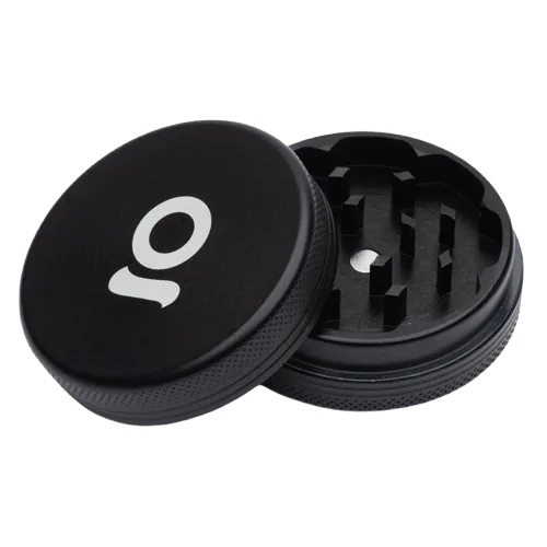 2 PIECE DEGRADABLE GRINDER 2" (BLACK)