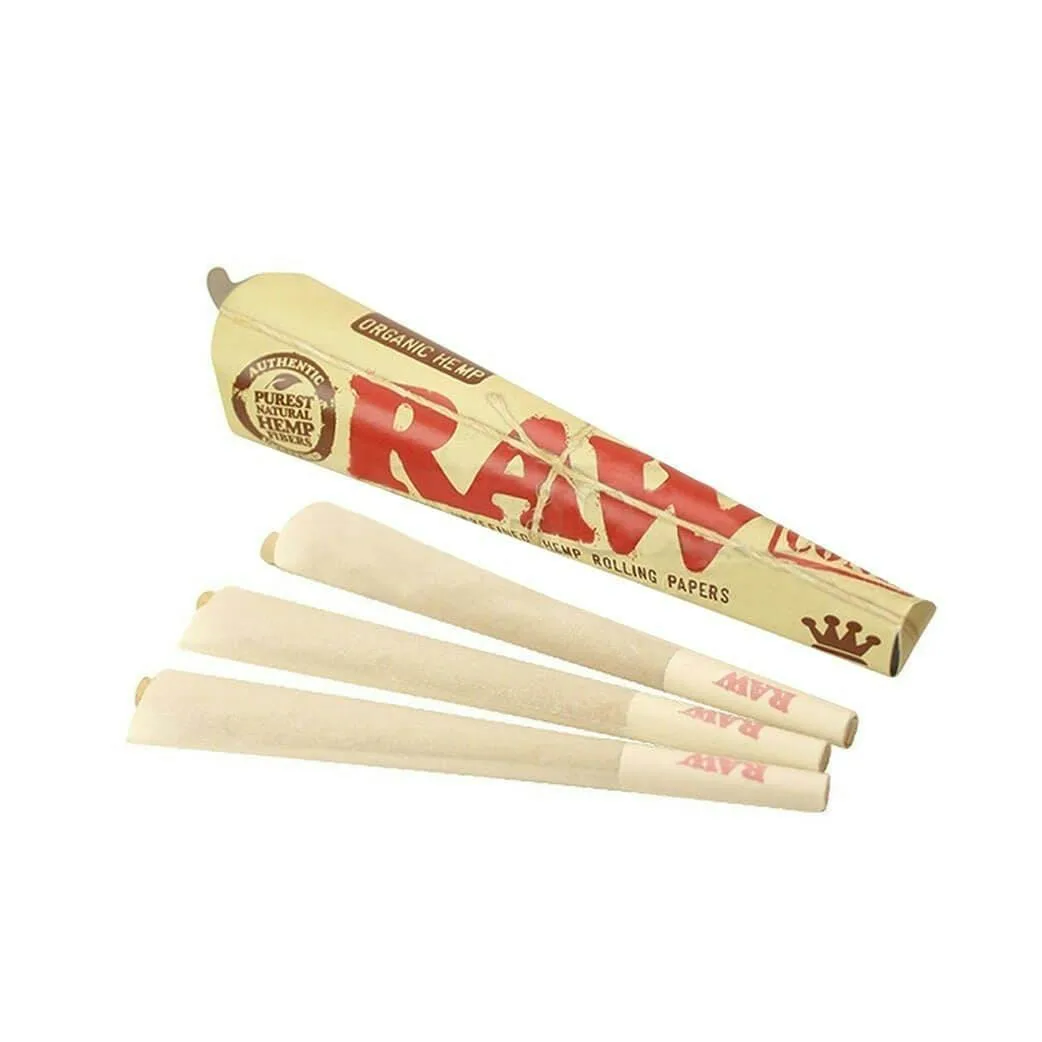 Accessories - $3.29 RAW Cones 3 Pack - 3 Pack King Size