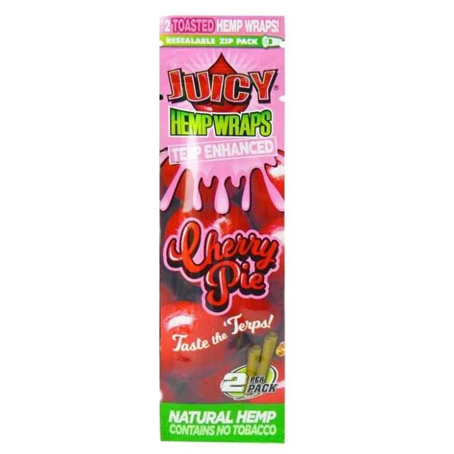 CHERRY PIE FLAVORED HEMP JUICY WRAPS