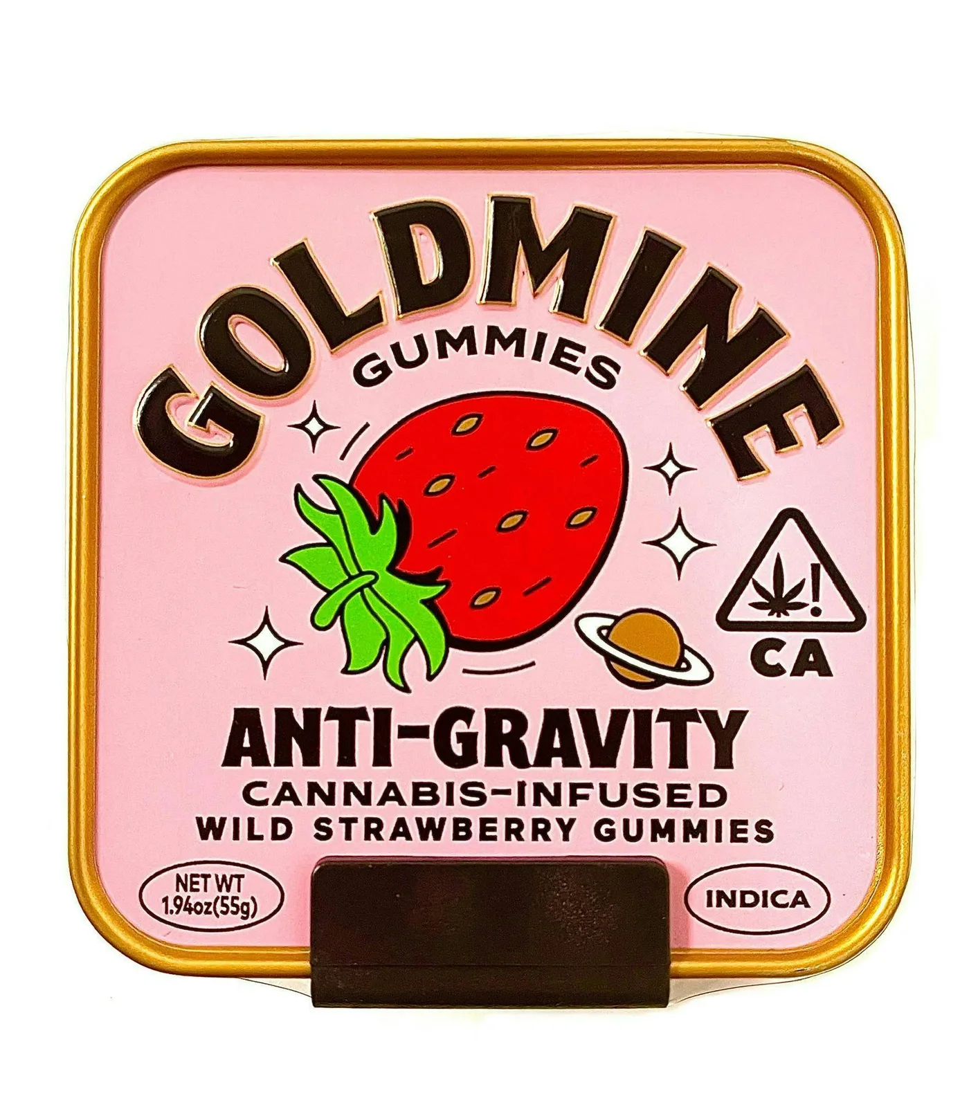 Goldmine Gummies | Anti-Gravity Wild Strawberry | 100mg | 10ct | 10mg/ea