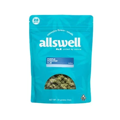 Allswell - 3.5g Purple Push Pop Flower - 1 gram