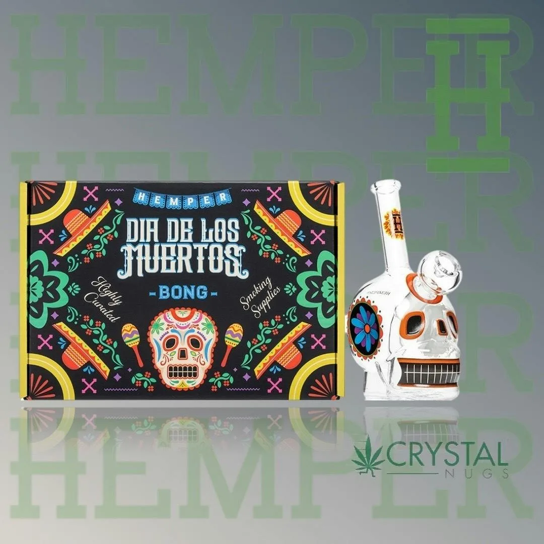 HEMPER - Dia De Los Muertos Bong 6.1"