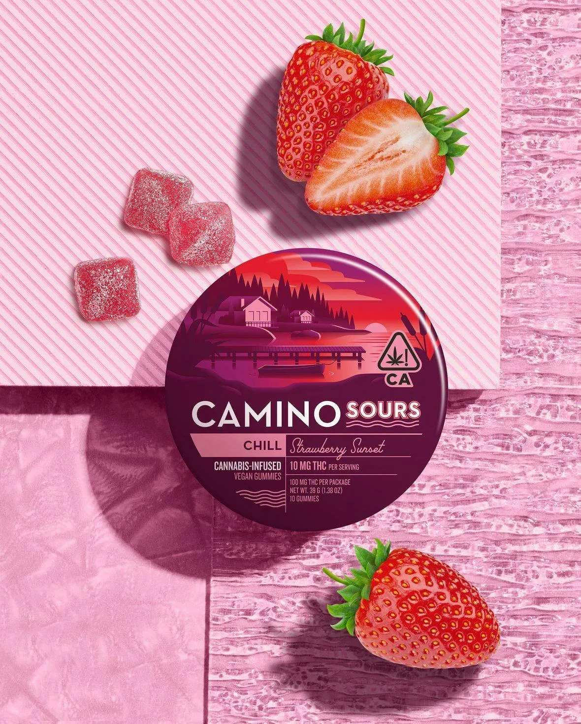 Strawberry Sunset Sours