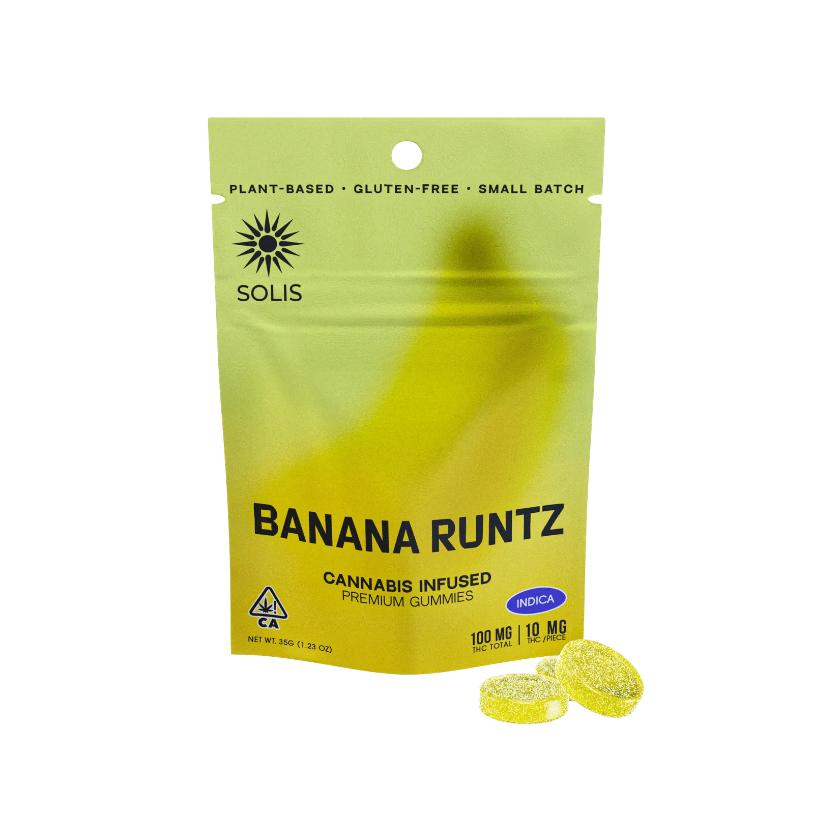 Banana Runtz | 100mg Gummies | Indica
