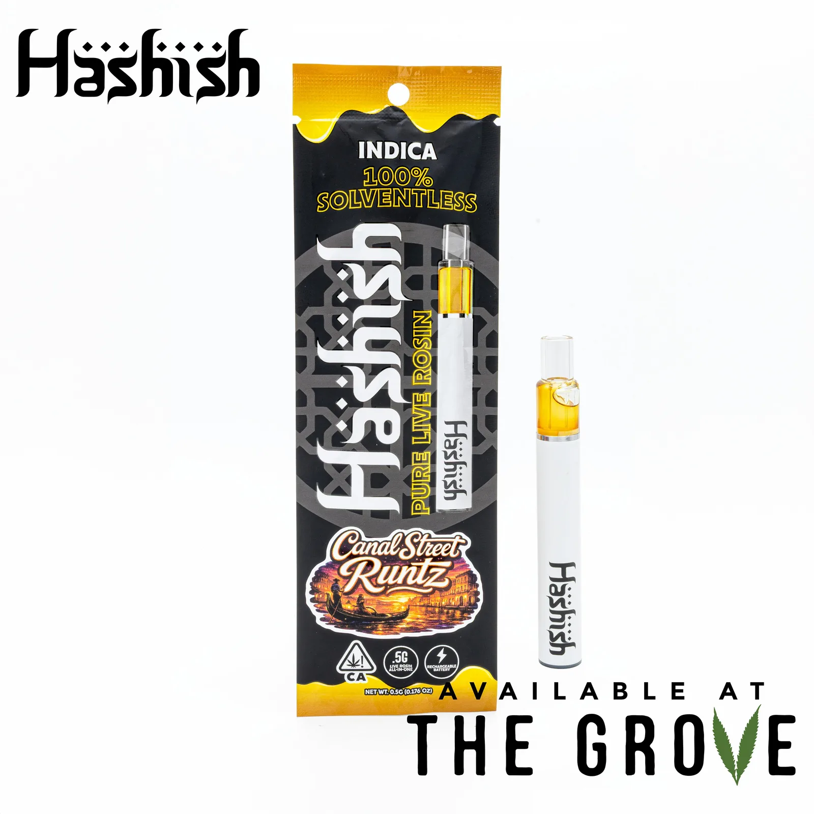 Hashish | Canal Street Runtz .5g Rosin AIO