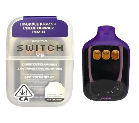 BOUTIQ SWITCH V5 -2G (I)PURPLE PAPAYA(I)BLUE BERRIEZ(I)RZ-11