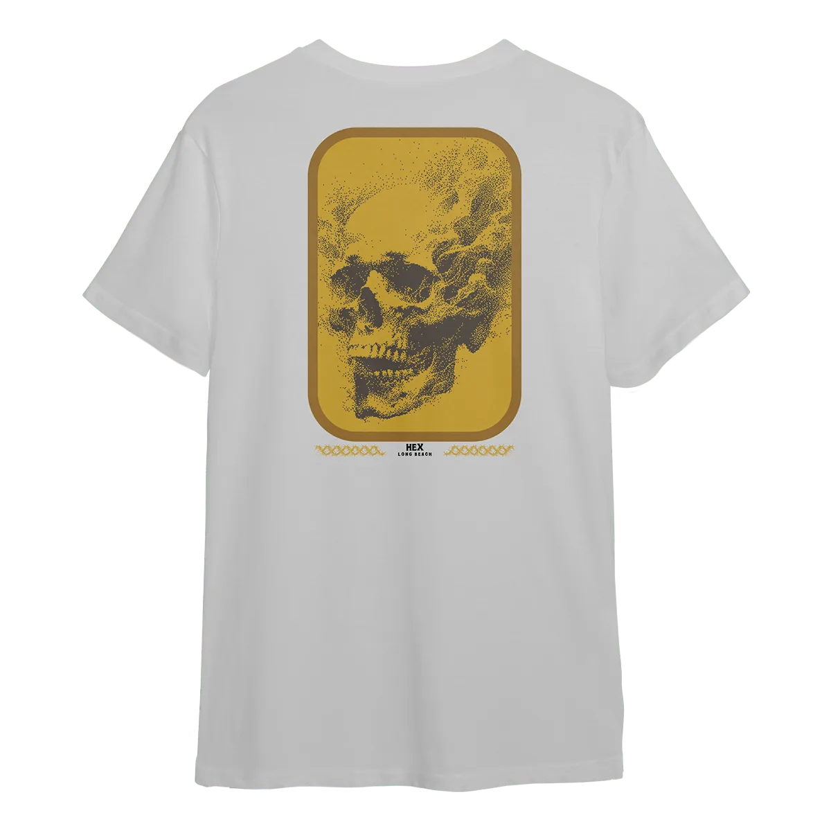 HEX - SKULL T SHIRT - BONE - MEDIUM