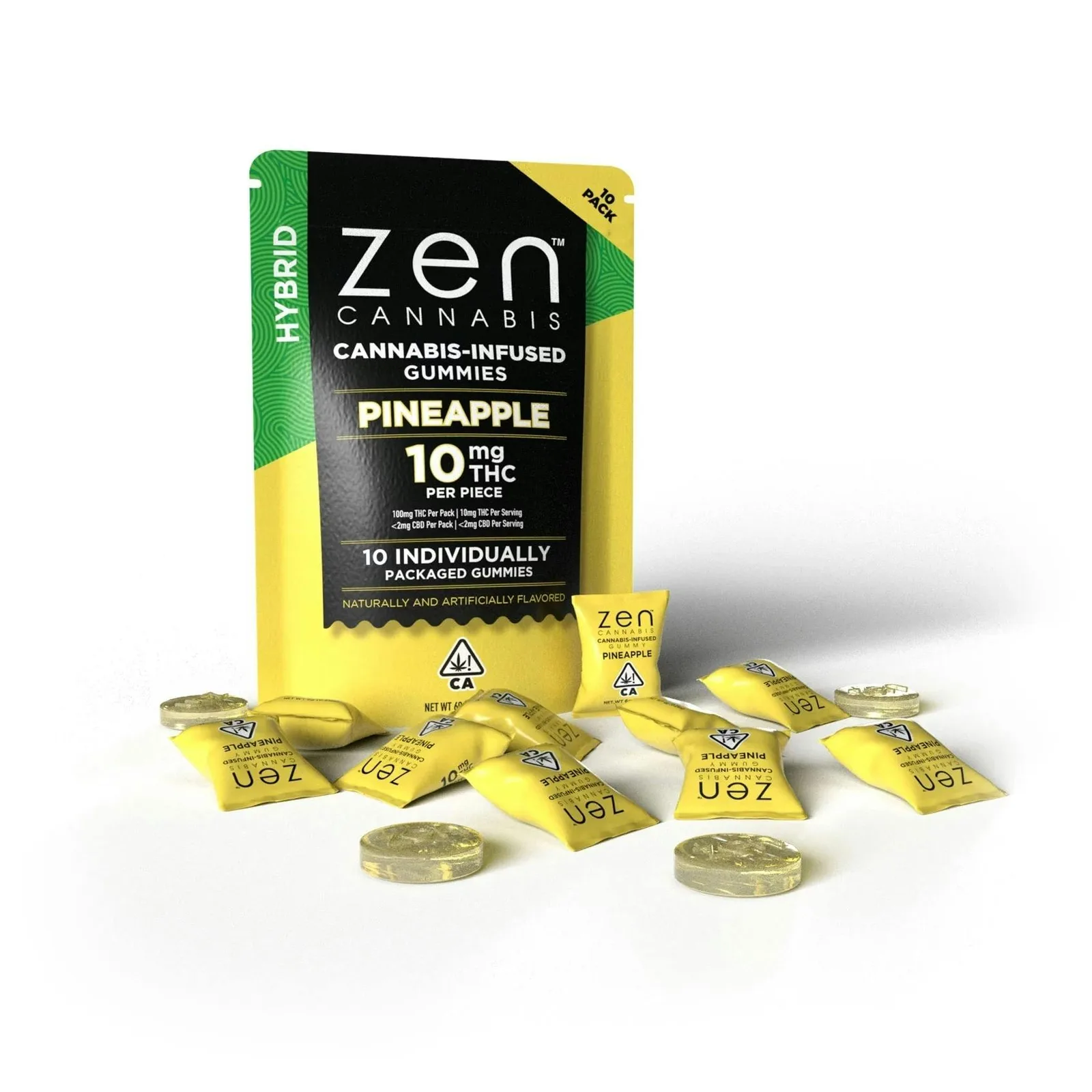 Zen - Pineapple Hybrid Gummies