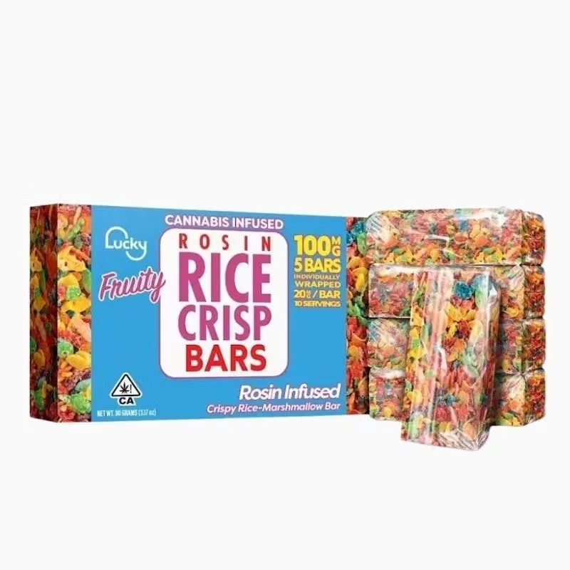 FRUITY CRISPY RICE BARS ROSIN INFUSED