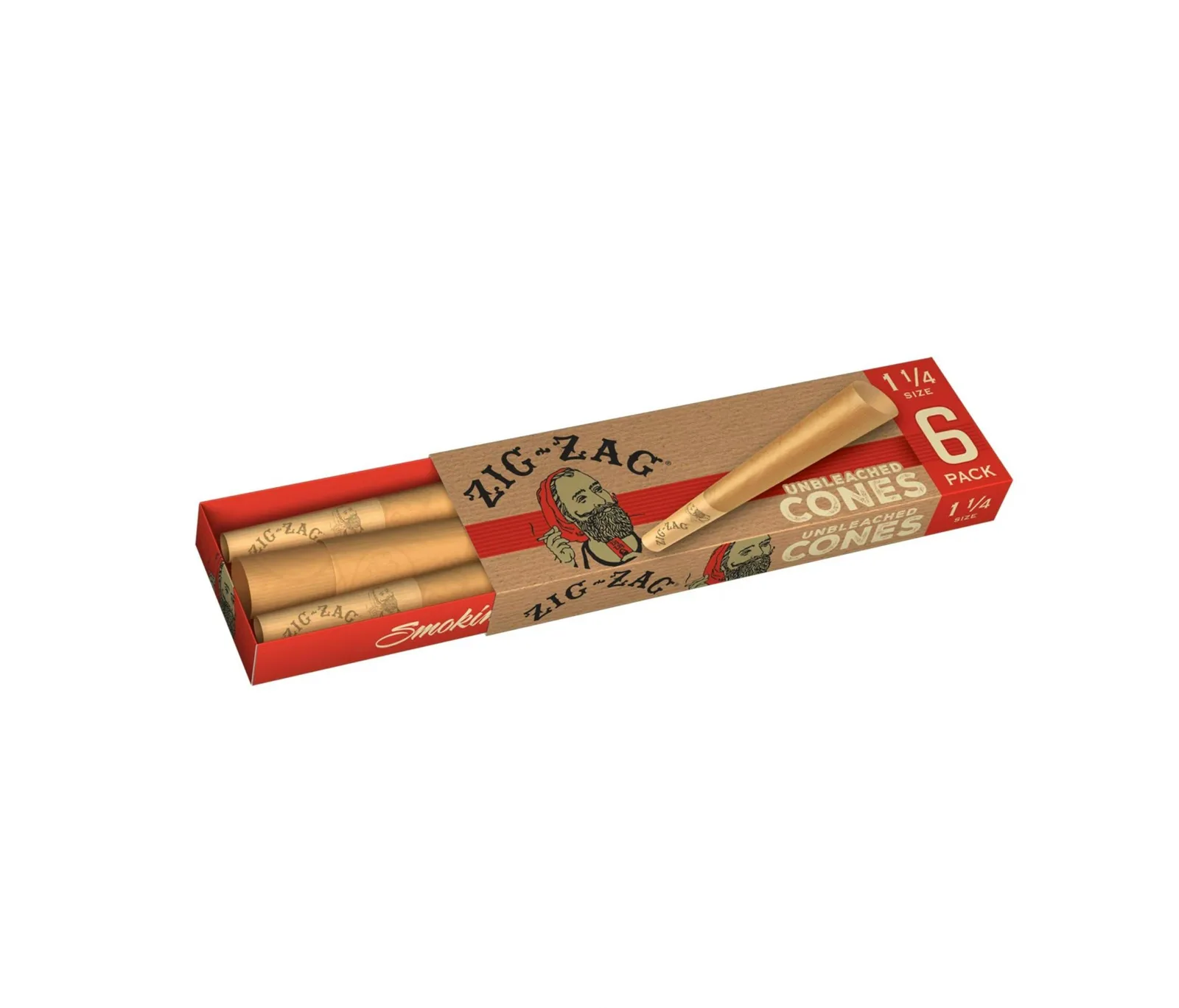 Zig-Zag - Zig-Zag Classic 1 1/4 Unbleached Cones