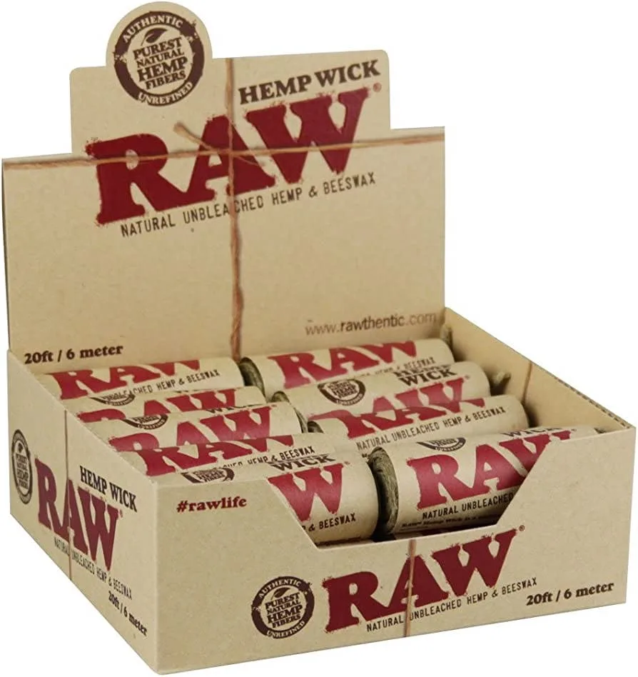 RAW Paper | 20ft Hemp Wick