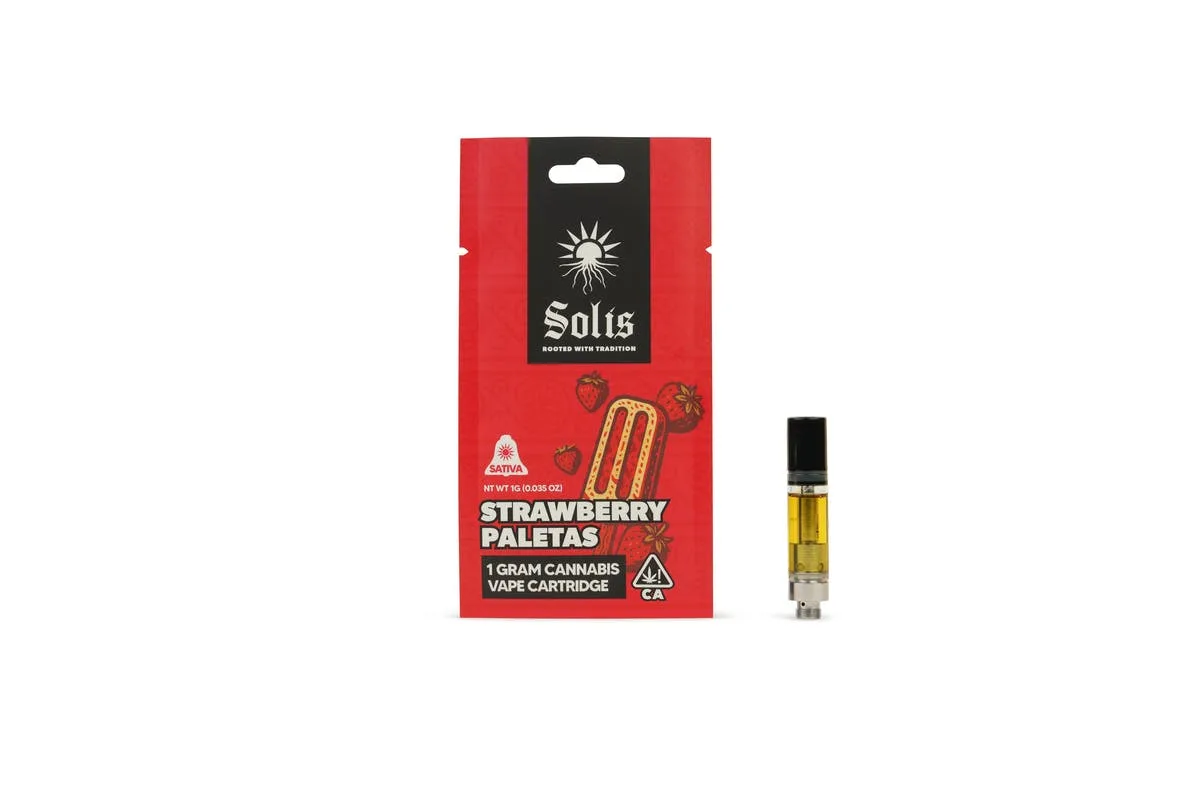 Strawberry Paletas - Distillate Vape (1g)