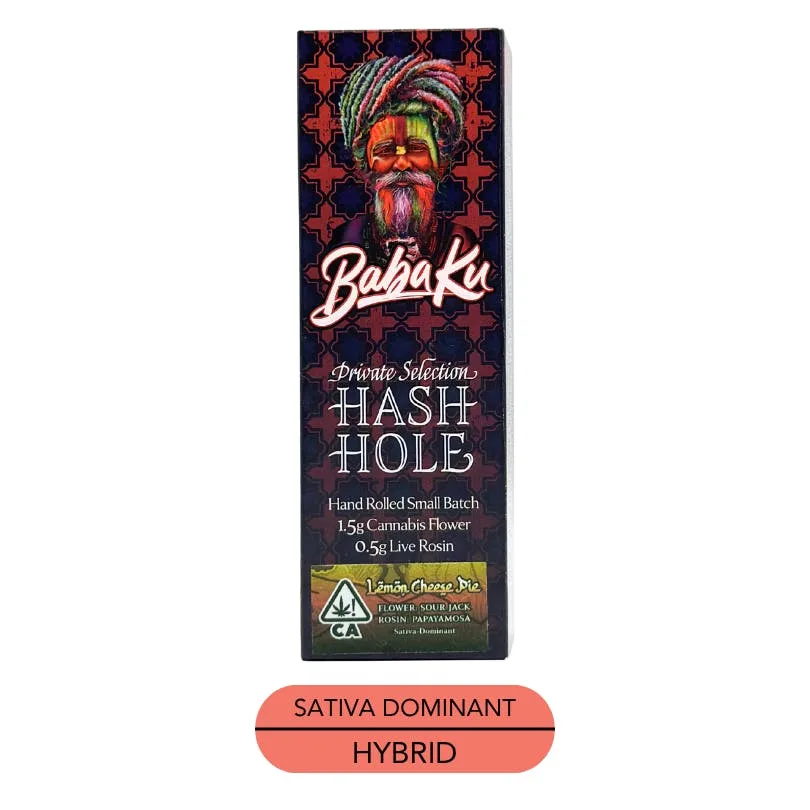 Baba Ku - Hash Hole - Lemon Cheese - Infused Preroll - 2.0g