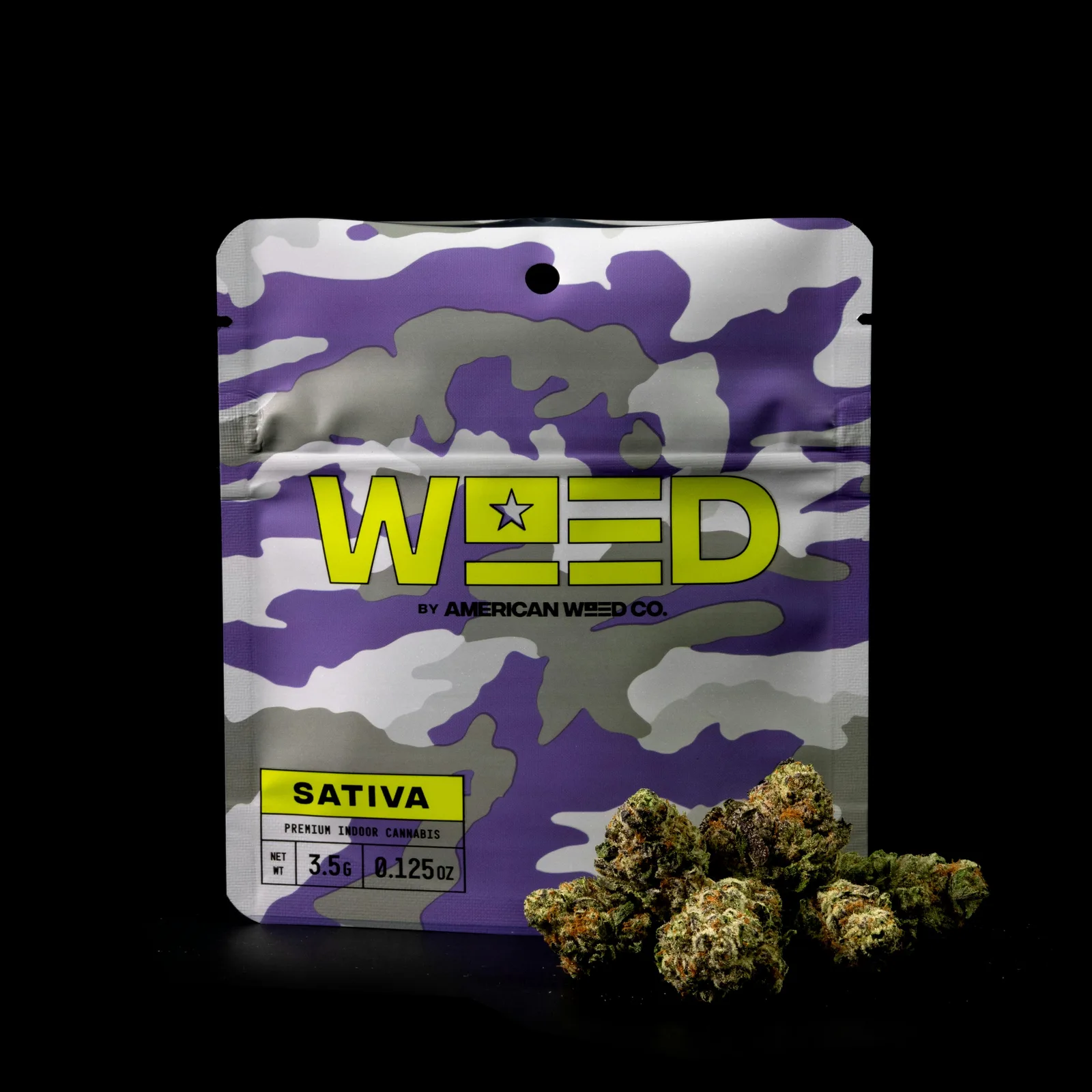 WEED Sativa - Purple Afghani - Flower (3.5g)