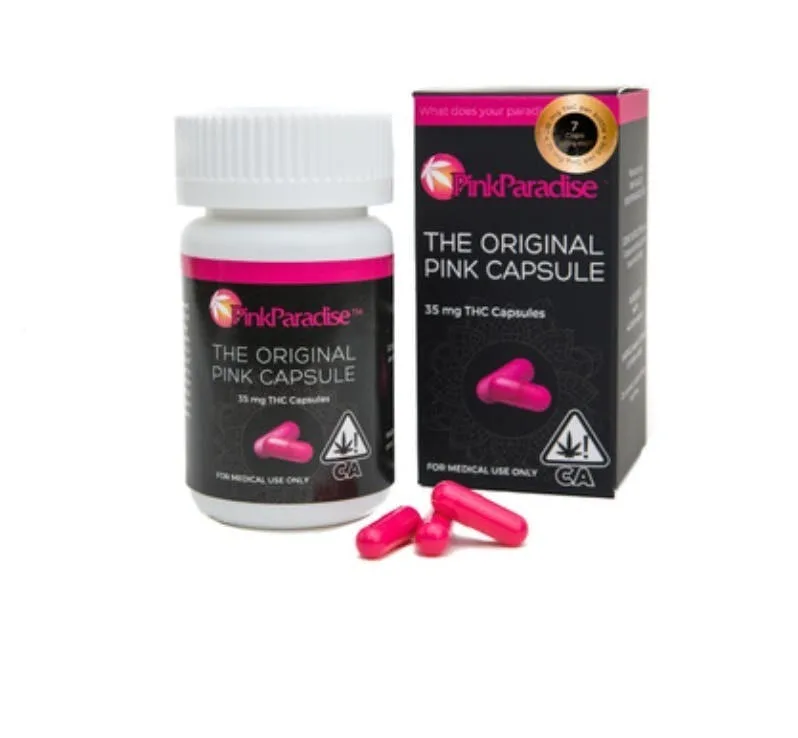 Pink Paradise Cannabis Caps
