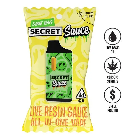 Dime Bag Live Resin AIO - OG Chem 1g