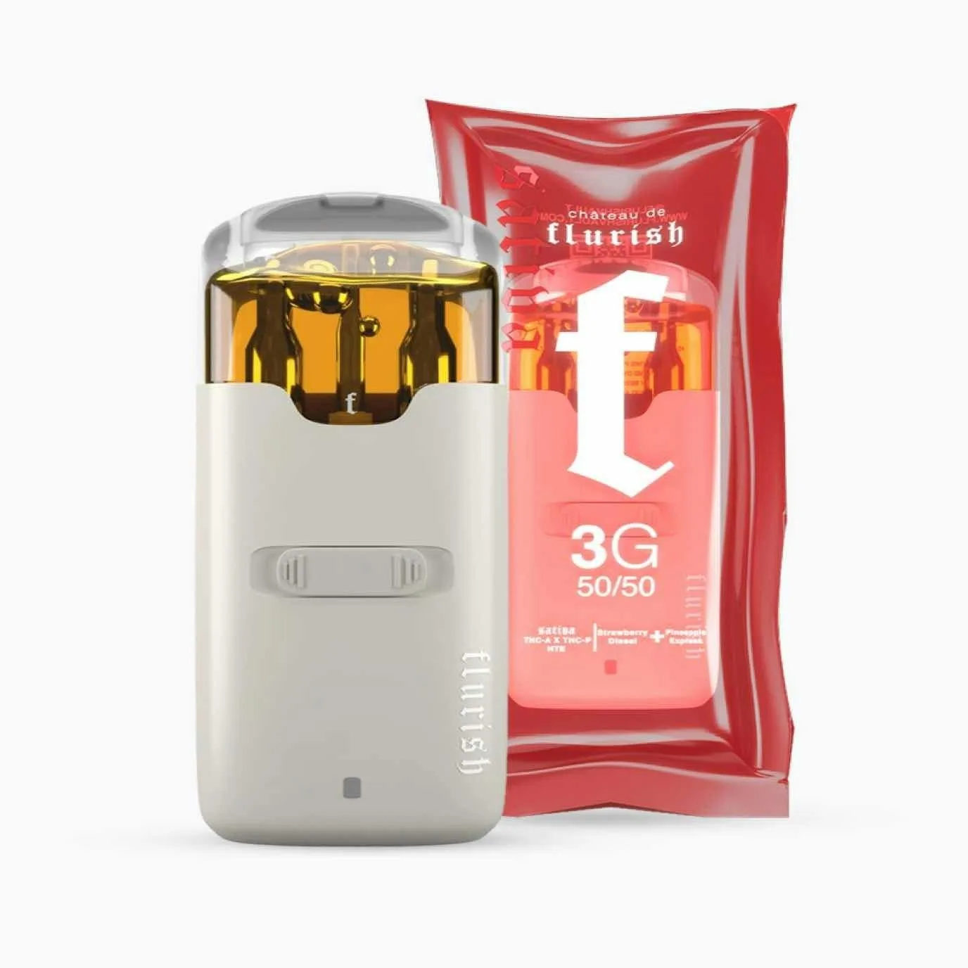 Flurish | Strawberry Diesel x Pineapple Express - 3g Dual Switch Flavor THCa All-In-One