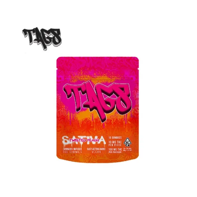 TWISTED PEACH 100MG GUMMIES