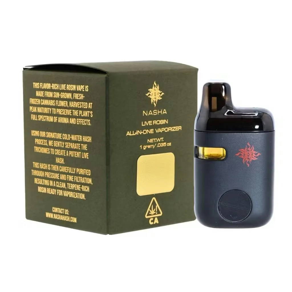 Nigerian Haze WAK Live Rosin Vape Cart 1 gram (High Water Farm)