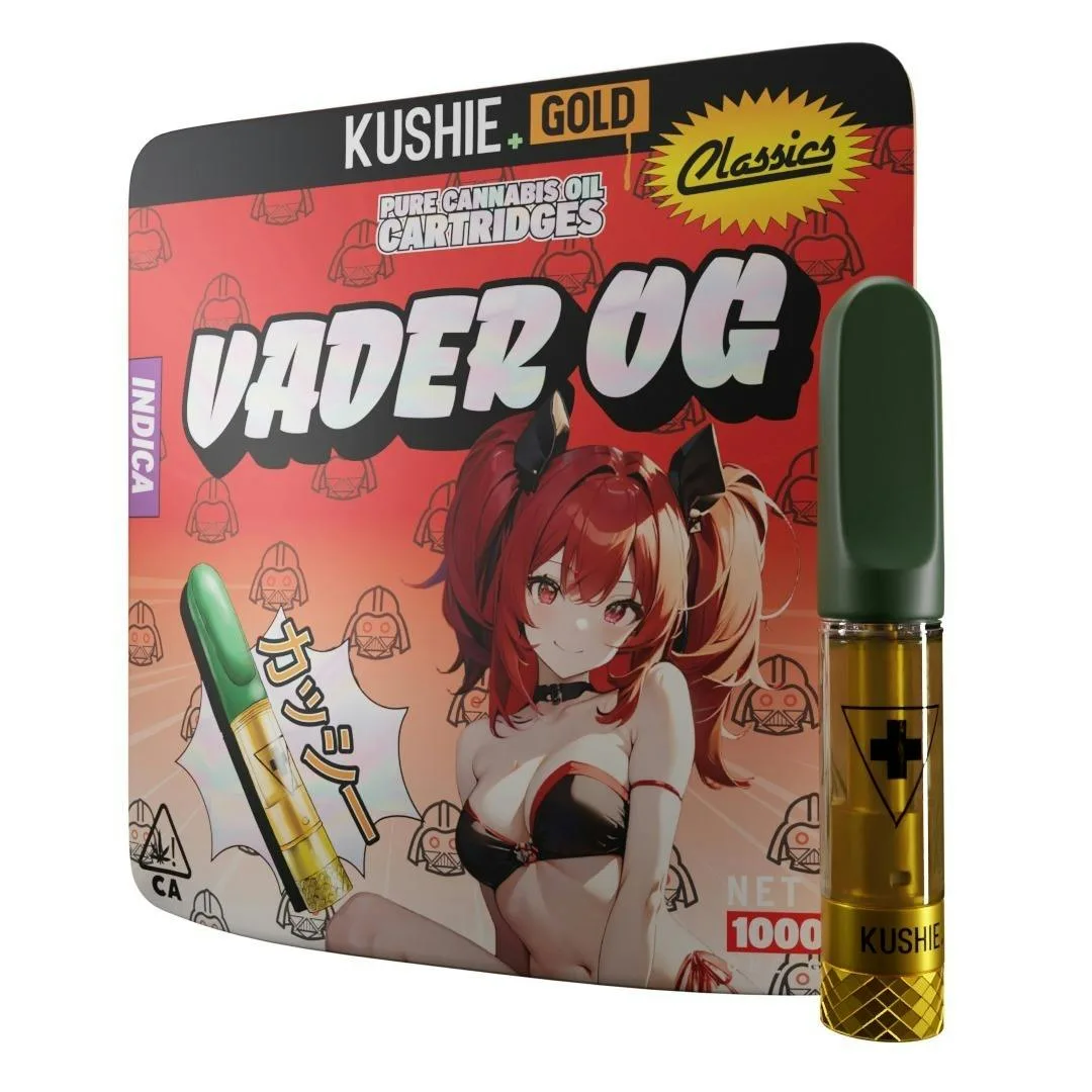 Vader OG (Indica) - Kushie+ Gold 1G Vape Cartridge