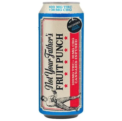 Not Your Father's Fruit Punch 5:1 THC:CBG Canned Beverage 16oz 120mg