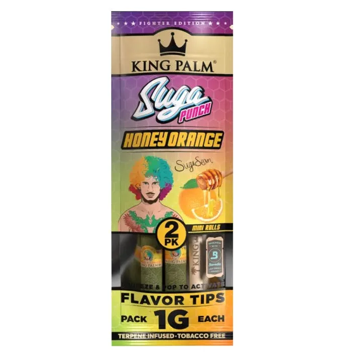 KING PALM - LEAF WRAPS - HONEY ORANGE