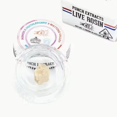 Punch Extracts Mattole's Whitethorn Rose v2 Tier 1 Live Rosin 1g
