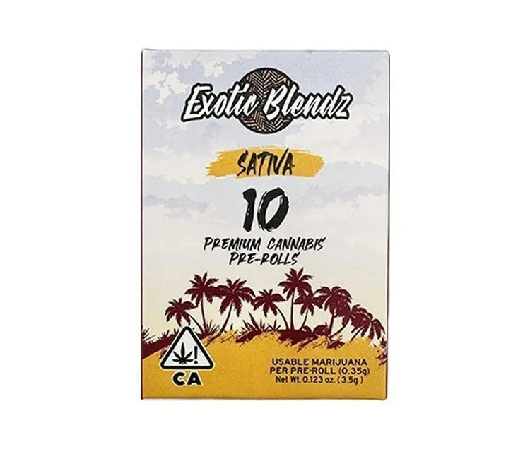 Exotic Blendz Sativa 10-pack