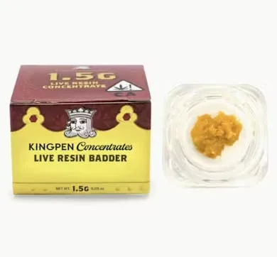 Kingroll - Live Resin Badder - Strawberry Biscotti - 1.5g