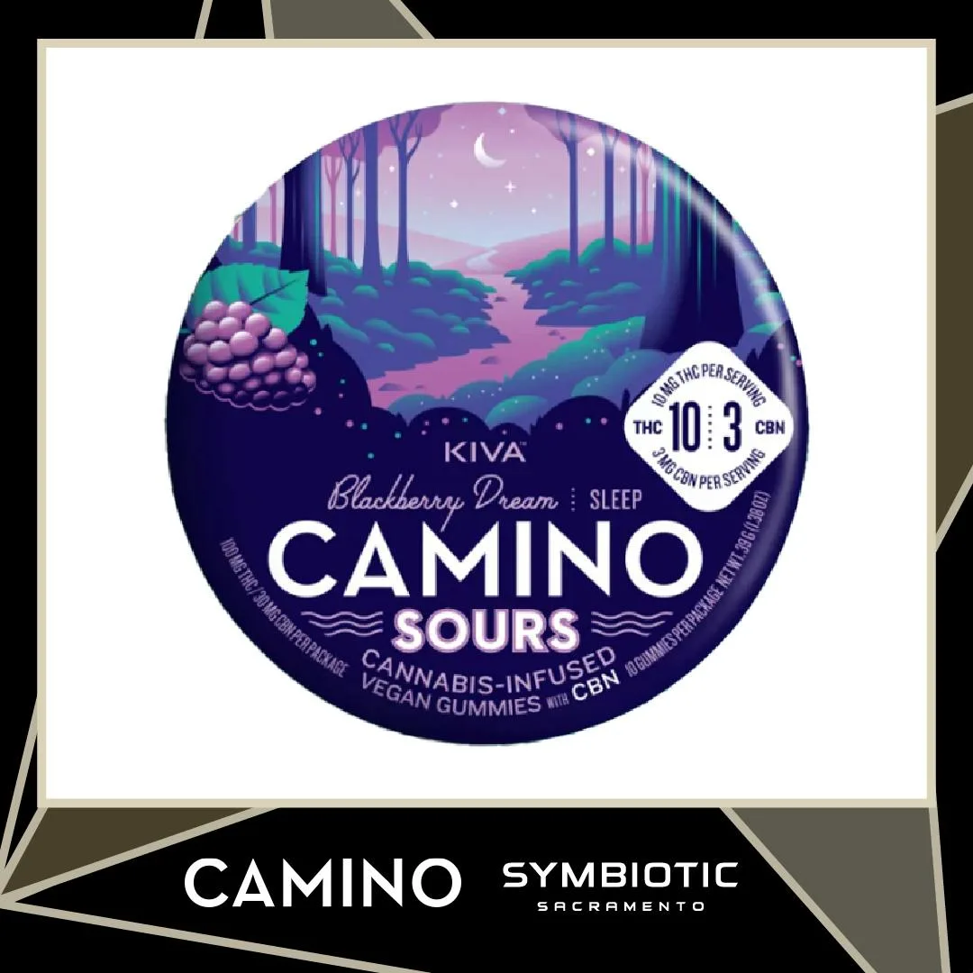 CAMINO SOURS | BLACKBERRY DREAM 1:1:1 (THC:CBN:CBD) | GUMMIES - 100 mg - 10 Pack
