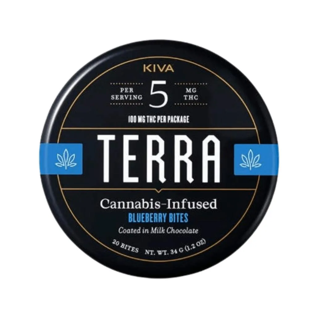 TERRA BITES - Milk Chocolate Blueberries 100mg