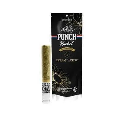 ROSIN INFUZED HASH HOLE PRE-ROLL - STRAWBERRY CREAM - SATIVA, THC 32.96%, 1.3G