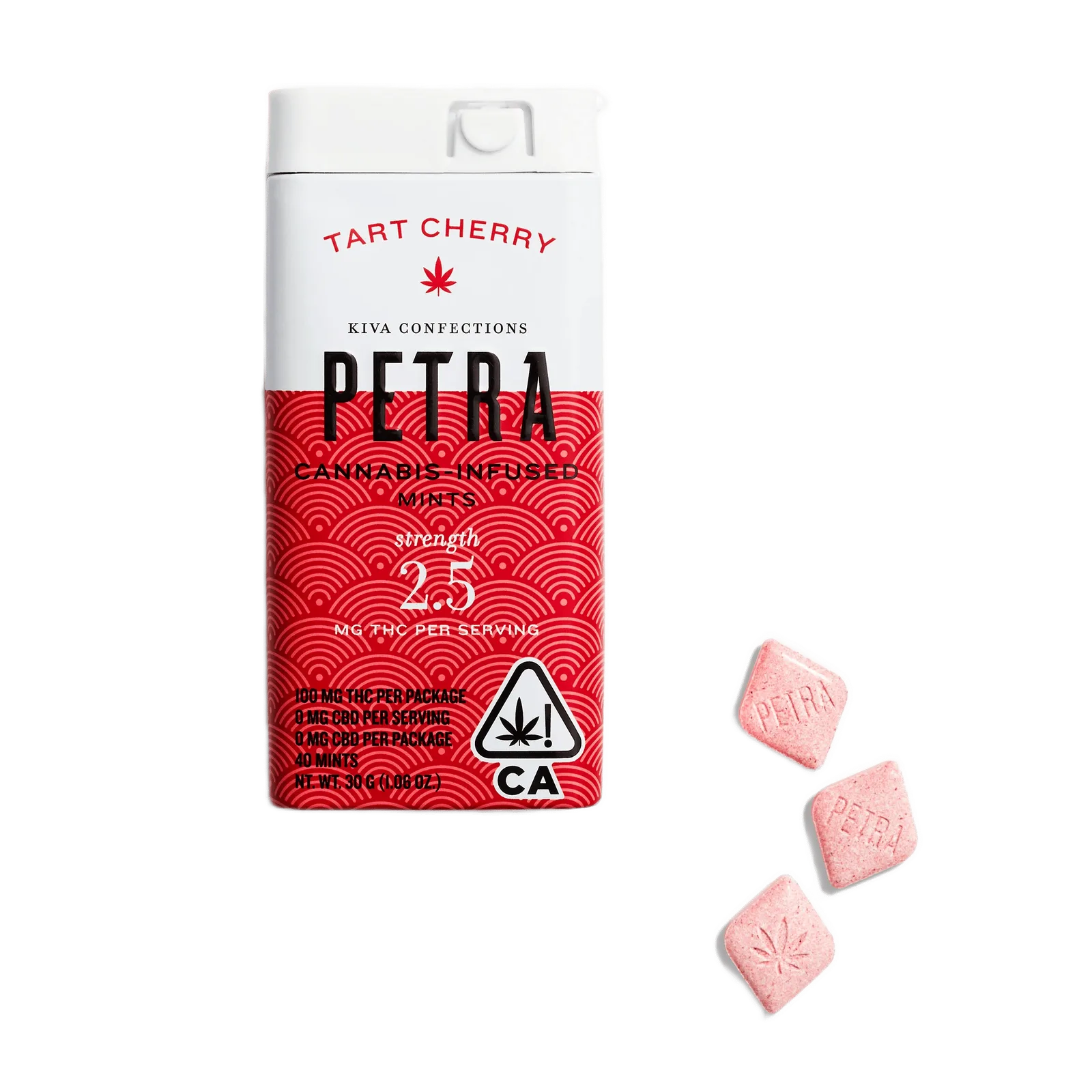 TART CHERRY SUGAR FREE MINTS 40 PACK 100MG