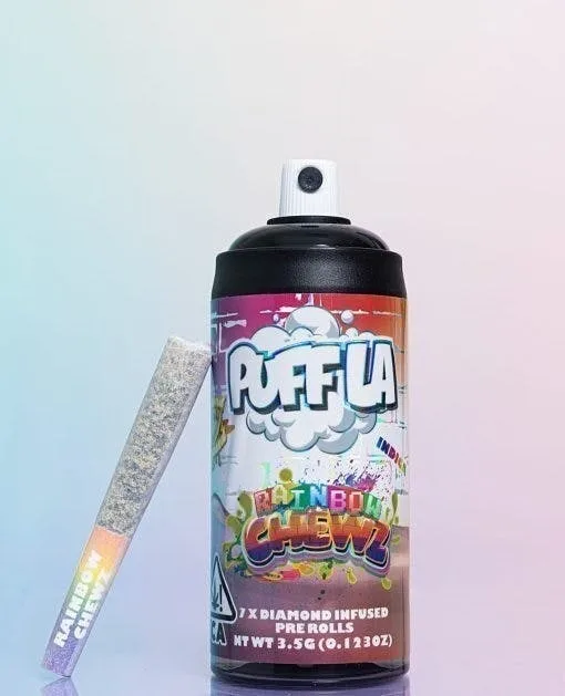 RAINBOW CHEWZ - DIAMOND INFUSED - PRE-ROLLS