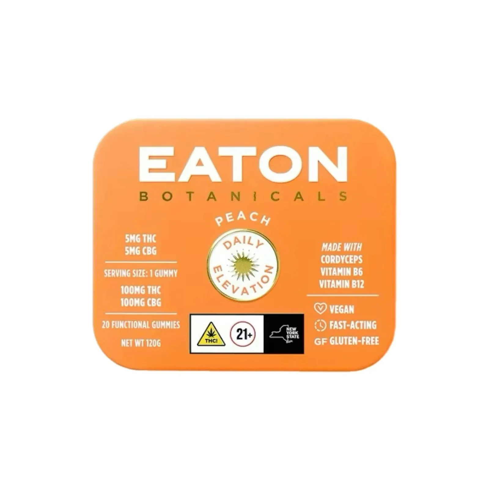 EATON - PEACH - 20PK - 100MG