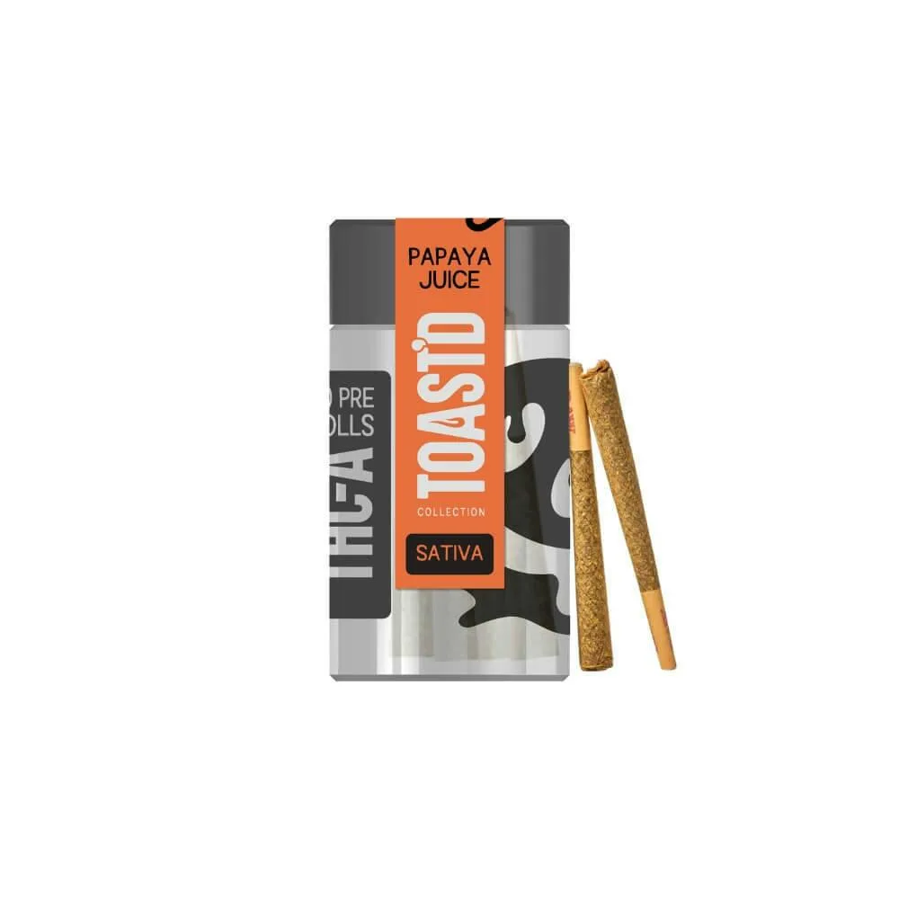 Half Bak'd | Papaya Juice - 3.5g 7pck Diamond Infused THCa Pre-Rolls