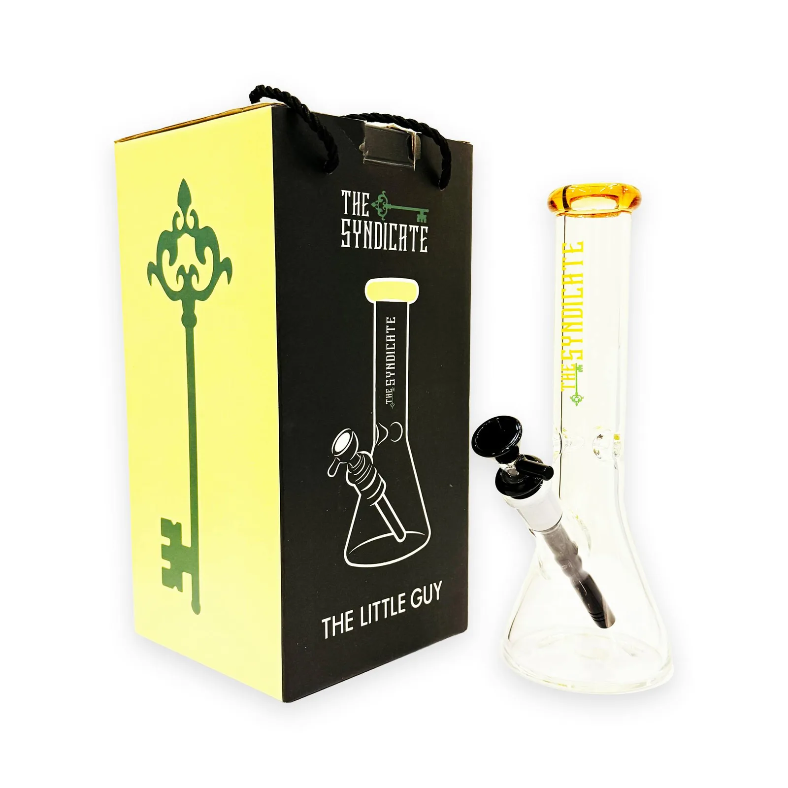 THE SYNDICATE - BEAKER BONG - 8 IN - YELLOW