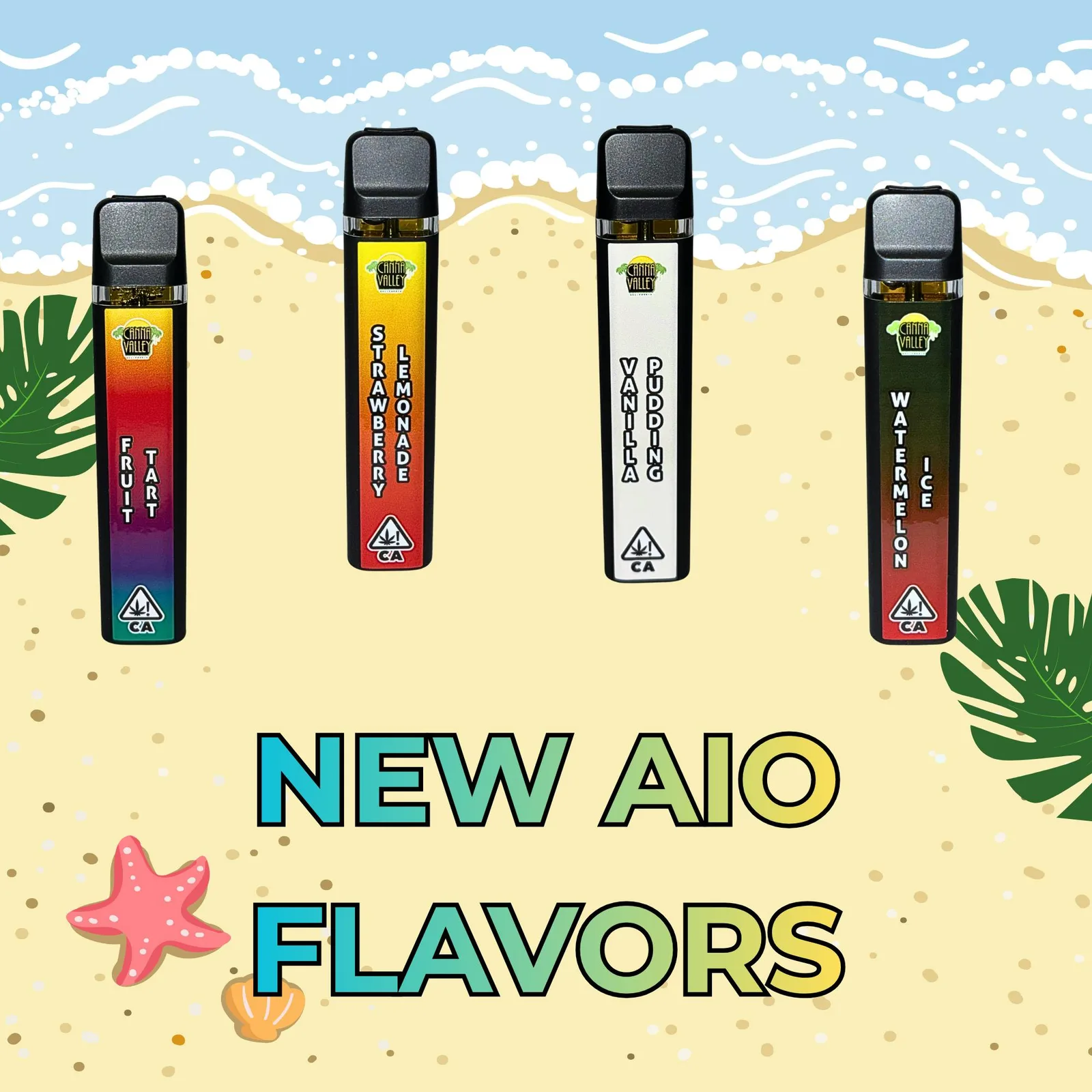 Canna Valley - Vanilla Pudding - 1g AIO Vape