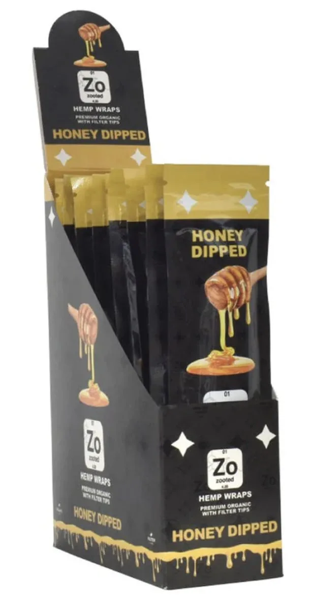 Zooted Flavored Hemp Wraps 2pk - Honey Dipped