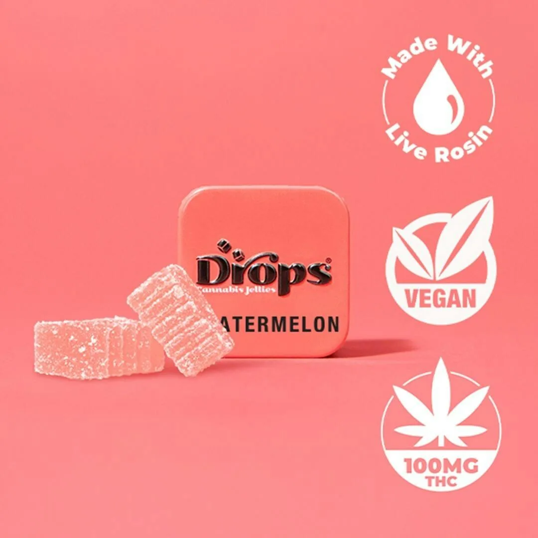Drops Singles Watermelon Gummies 100mg