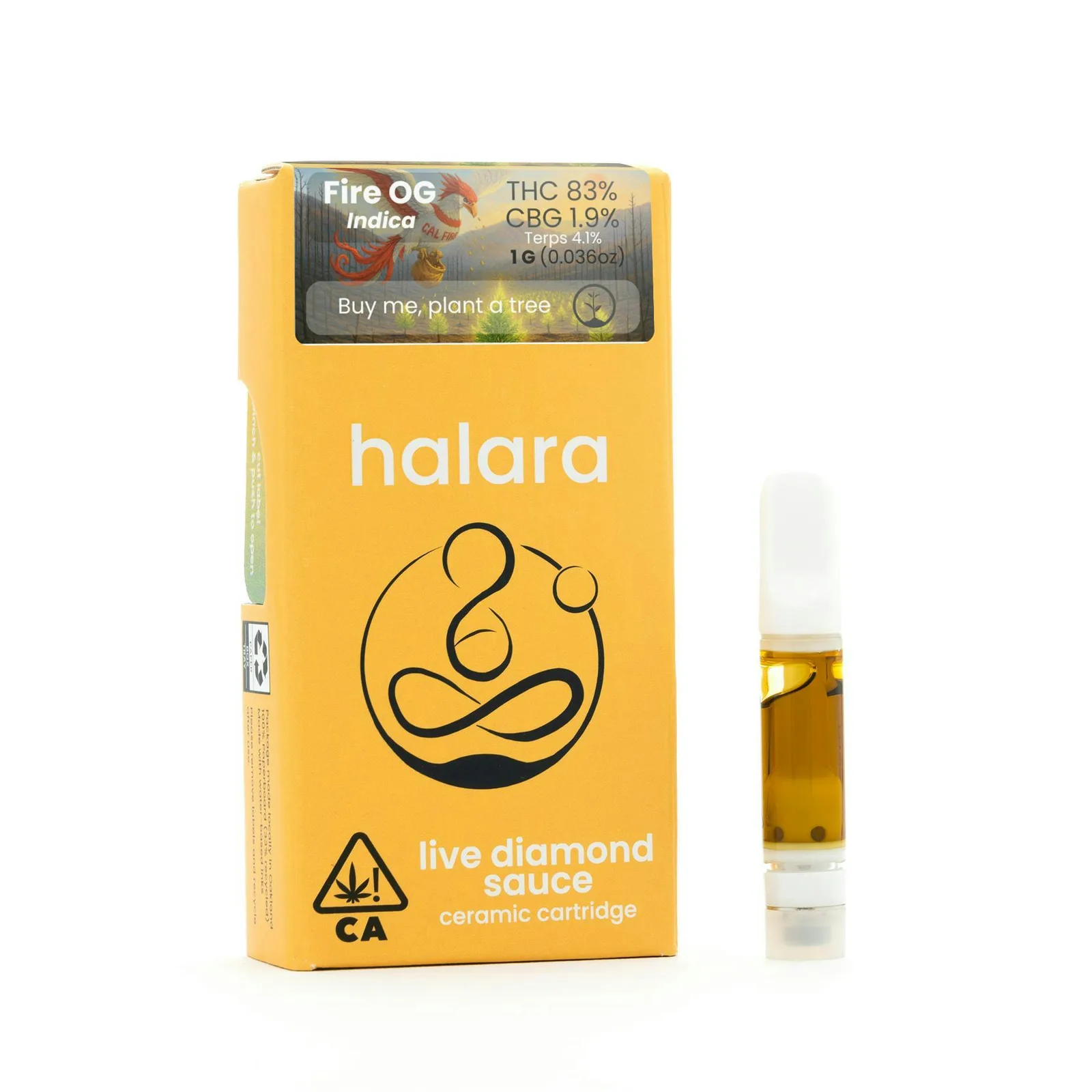 Halara | Fire OG | Live Diamond Sauce | 1g