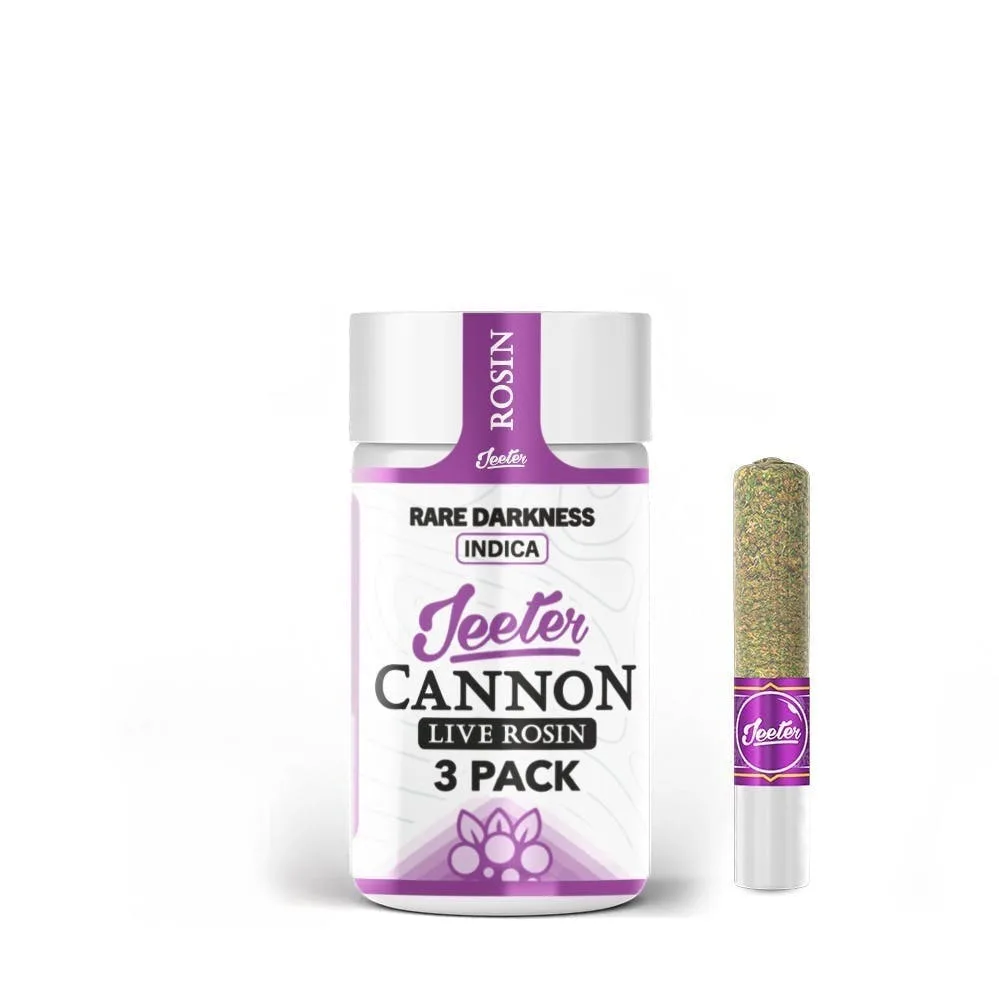 Rare Darkness | Live Rosin Cannons | Infused Minis | 0.5g each | 3pk