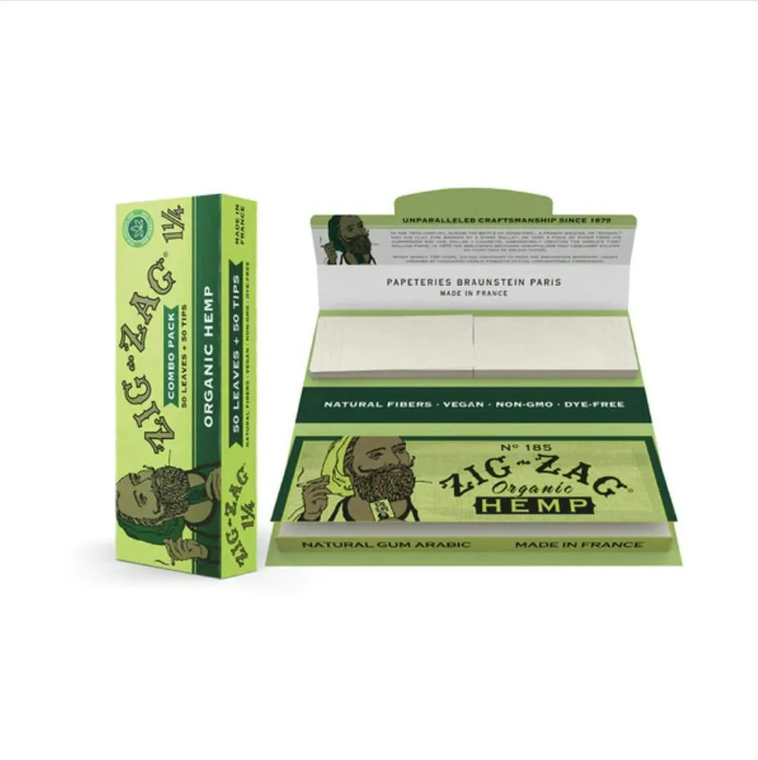 Zig Zag - Combo Pack 1 1/4 - 50 Papers and Tips - Papers/Tips