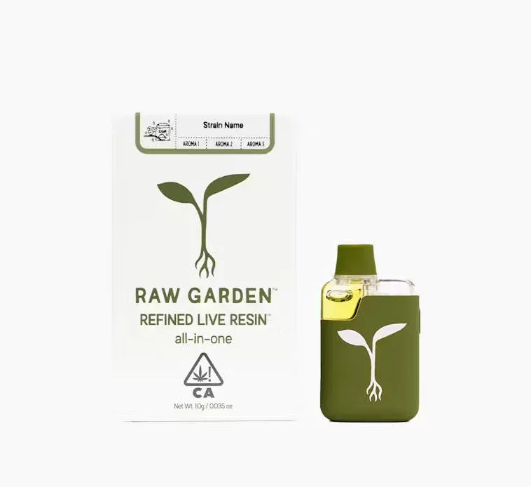 RAW GARDEN: Banana Punch 1g Live Resin AIO (I)