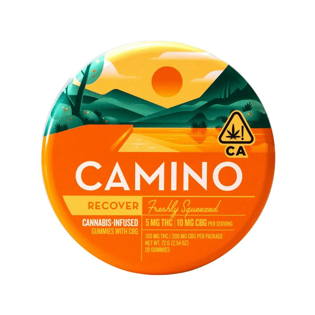 CAMINO - Freshly Squeezed CBG 1:2 Gummies 100mg
