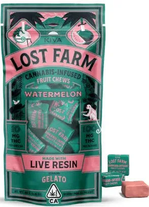 Watermelon x Gelato [H] - 100MG Live Resin Chews 10PK