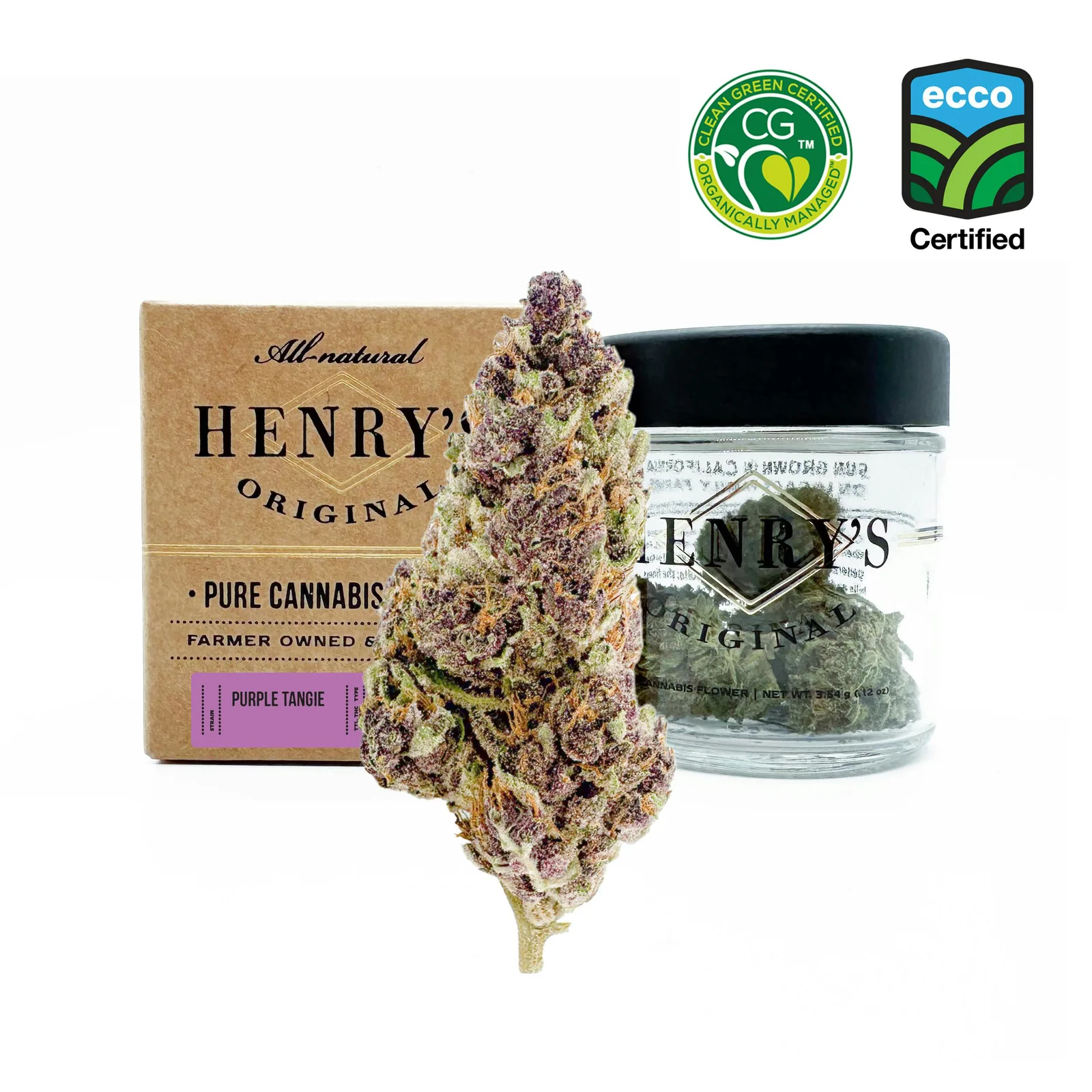 Henry's Original | Purple Tangie | Jar Big Buds | 3.5g
