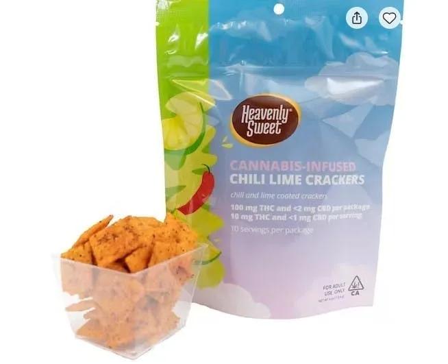 Heavenly Sweet - Chili Lime Crackers (100mg)